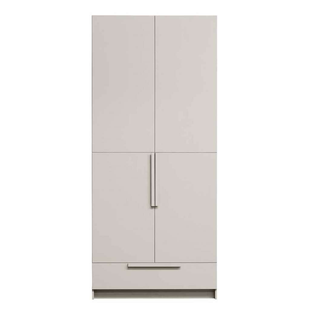 Schlafzimmerschrank mit einer Schublade Drehtüren