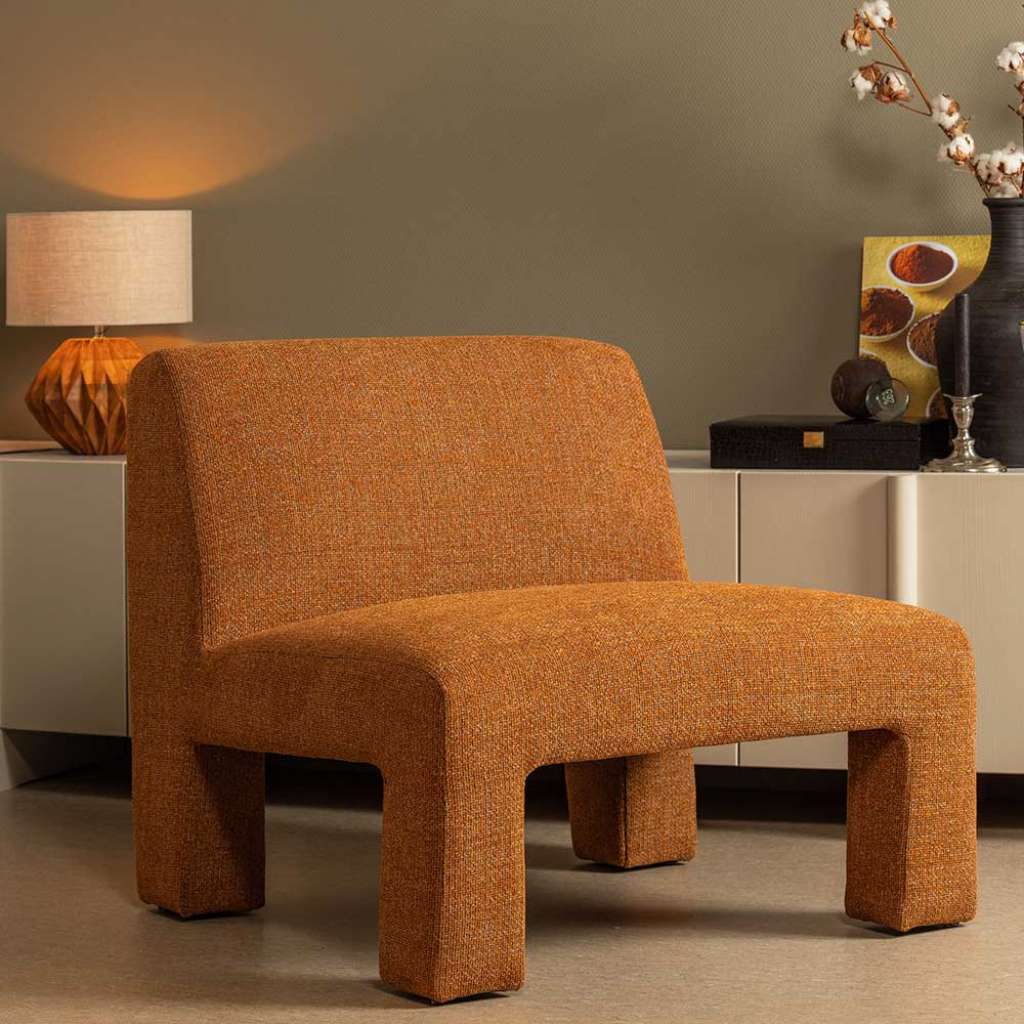 Sessel Wohnzimmer Sessel aus Webstoff mit Schaumstoffpolsterung