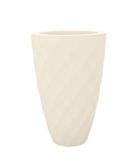 Vondom - VASES Blumentopf klein - ecru - Ø 14 x 28 cm - Basic - outdoor
