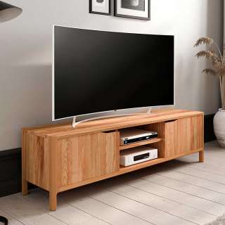 TV Lowboard Fernsehboard mit Türen und Massivholz Türen