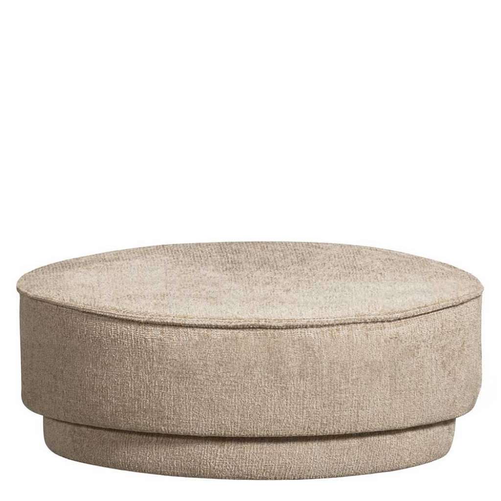 Hocker Polsterhocker auf Sockel in runder Form