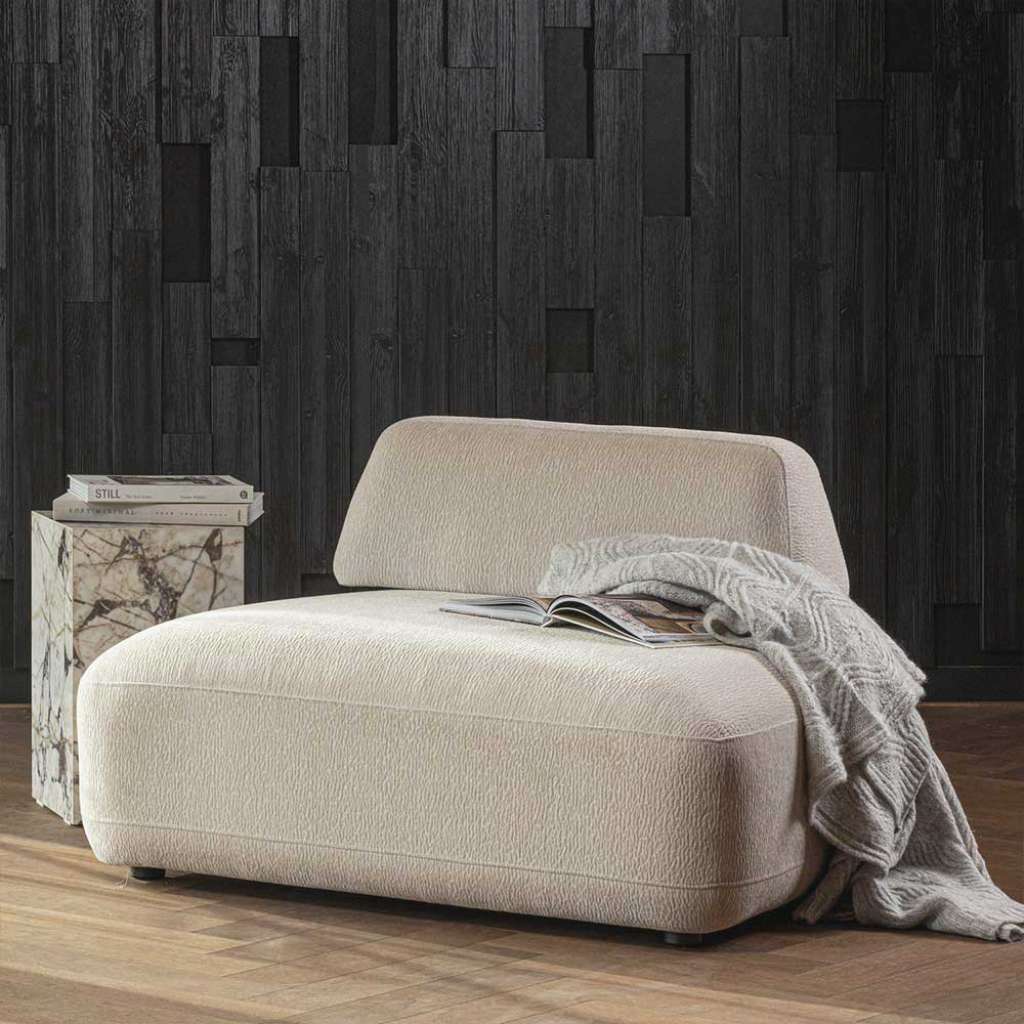 Sessel Polstersessel in Beige aus Textil