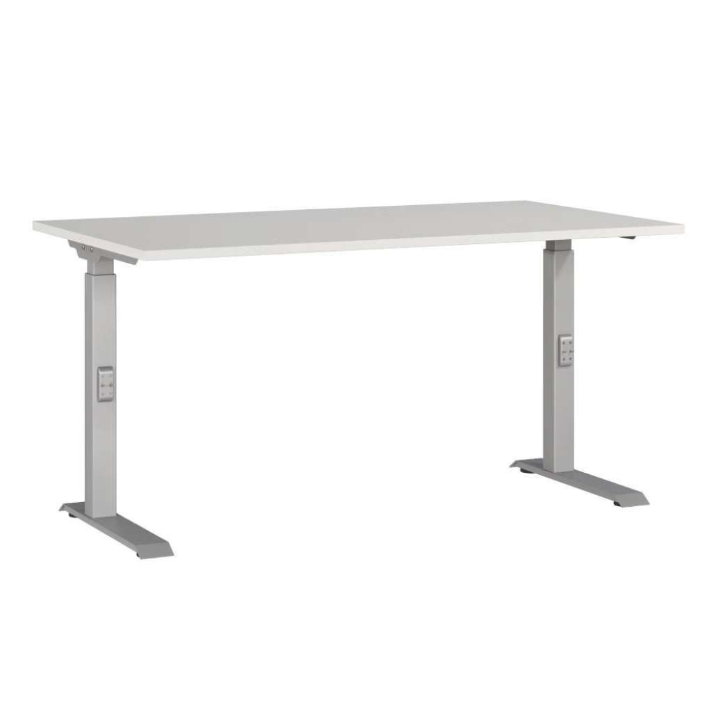 Schreibtisch Bürotisch höhenverstellbar melaminbeschichtet