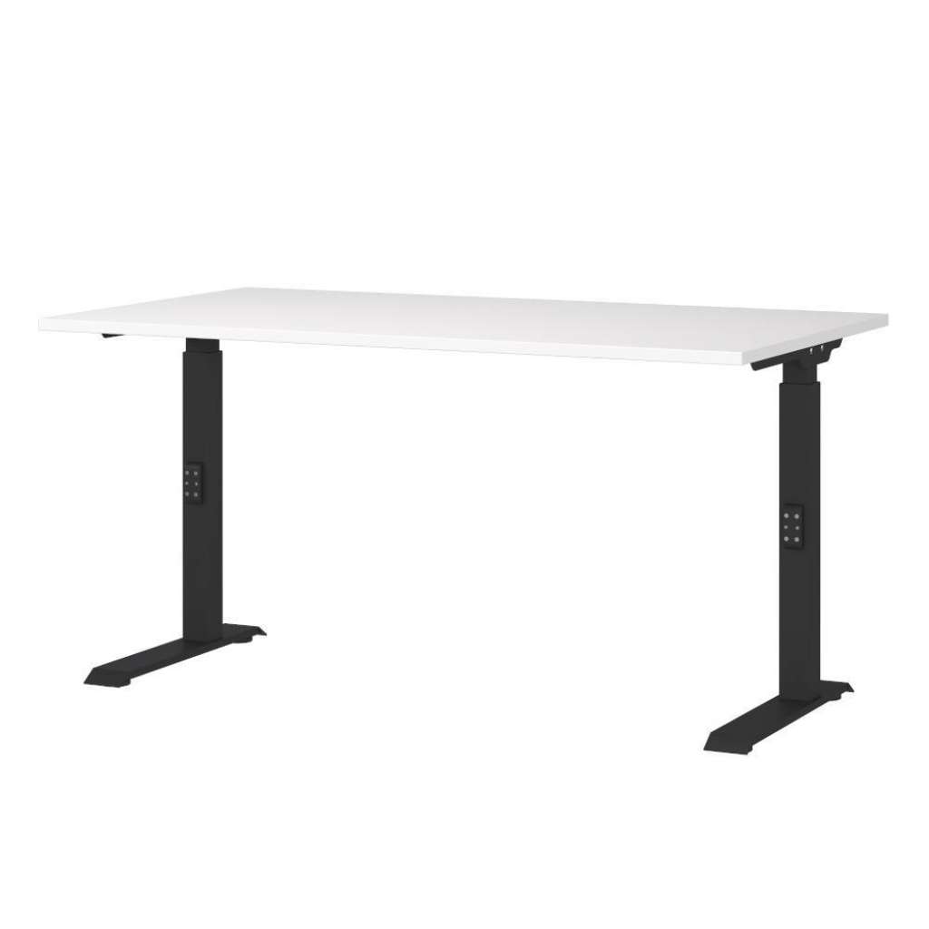 Schreibtisch Bürotisch in Weiß höhenverstellbar