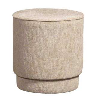 Sitzhocker Couchhocker aus Chenillegewebe mit Schaumstoffpolsterung