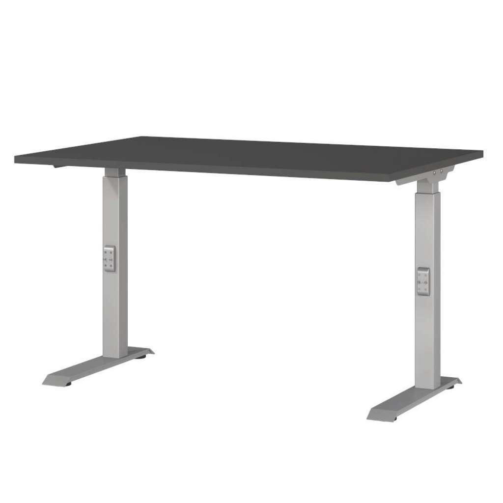 Schreibtisch Bürotisch höhenverstellbar mit Holzwerkstoff Oberfläche