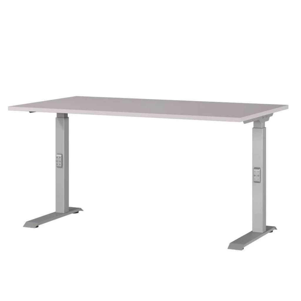 Schreibtisch Bürotisch höhenverstellbar mit Holzwerkstoff Oberfläche