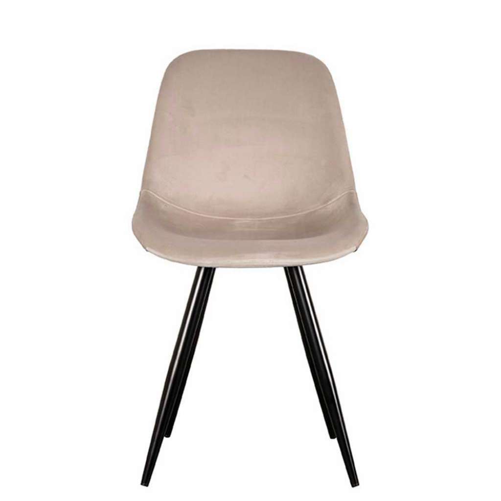 Stuhl Küche aus Samt gepolsterter Rückenlehne (2er Set)