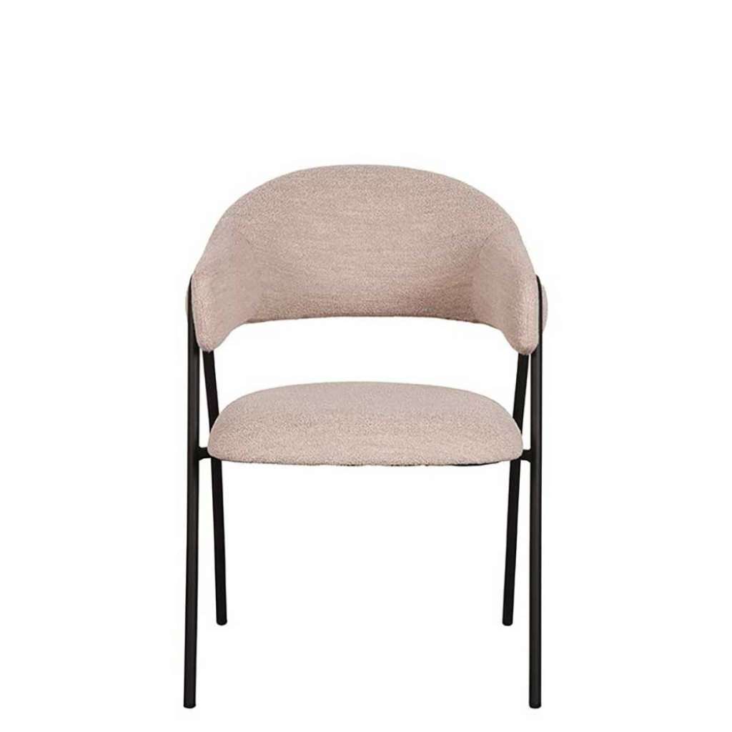 Esszimmerstuhl mit Armlehnen gepolsterter Rückenlehne (2er Set)