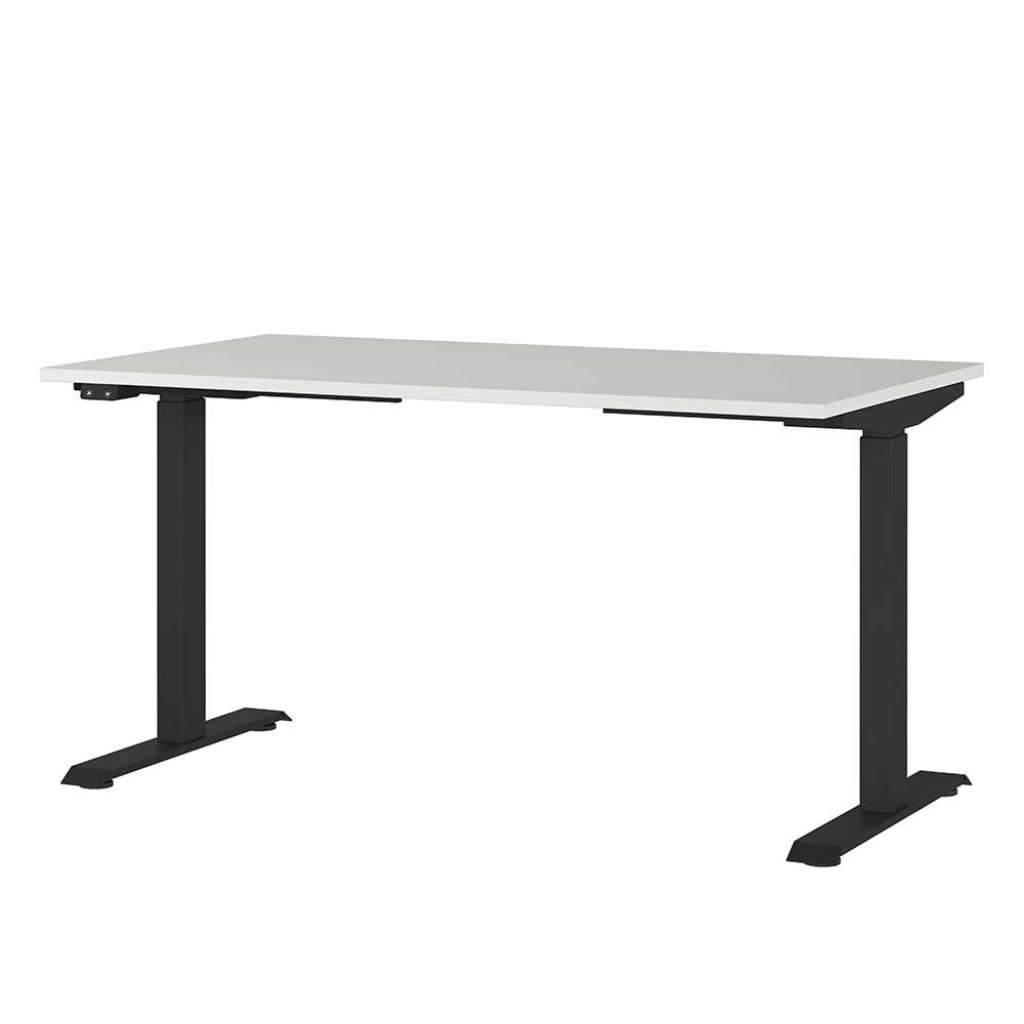 Schreibtisch höhenverstellbarer Schreibtisch mit Holzwerkstoff Oberfläche melaminbeschichtet