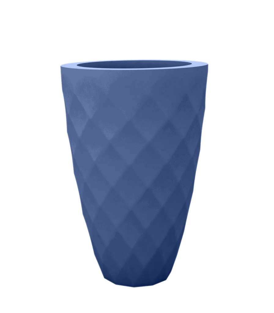 Vondom - VASES Blumentopf klein - navy - Ø 14 x 28 cm - Basic - outdoor