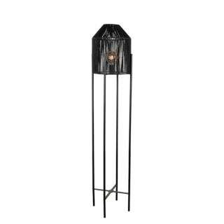 Stehlampe aus Jute Metall