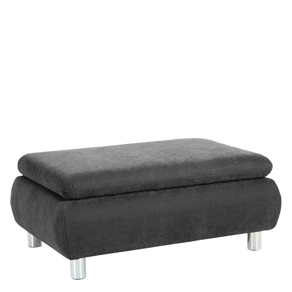 Sitzhocker mit Fußgestell aus Metall Schaumstoffpolsterung