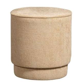 Hocker Polsterhocker aus Textil in runder Form