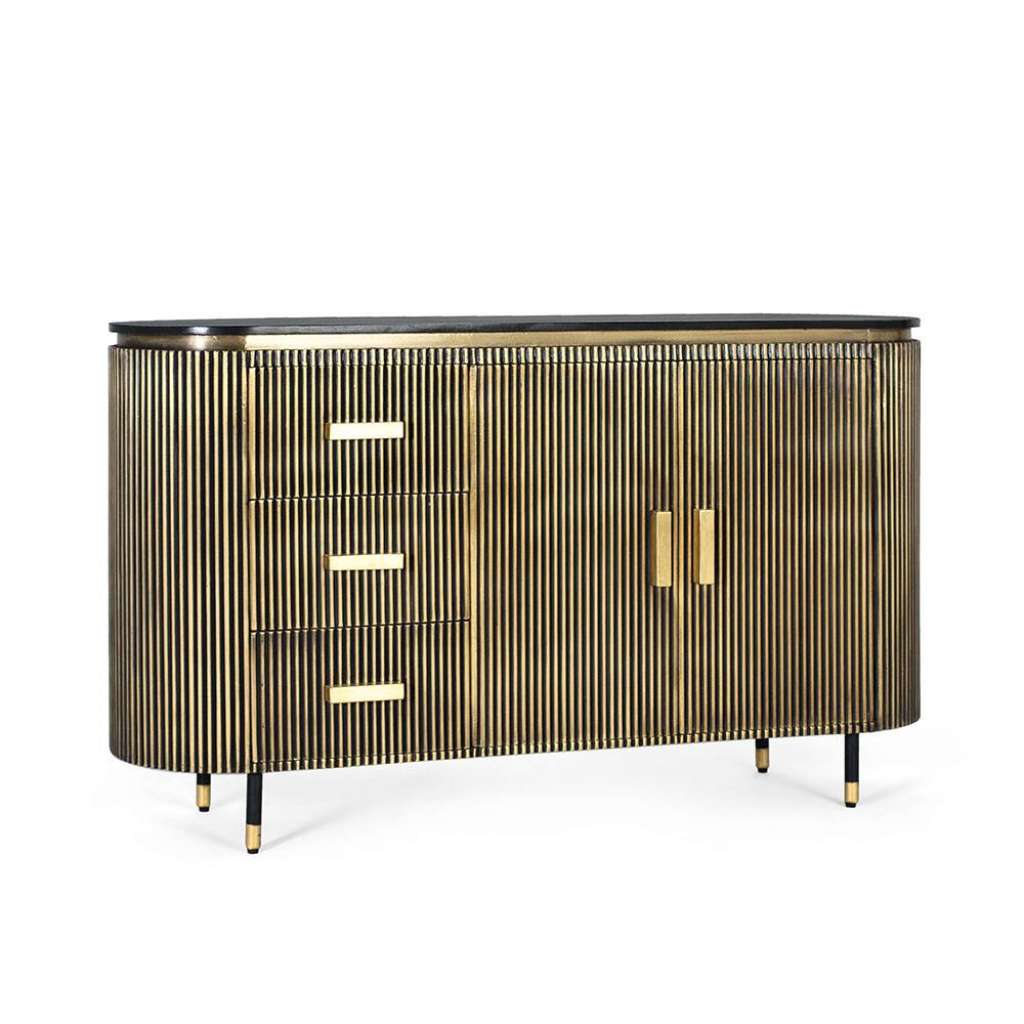Sideboard Kommode mit drei Schubladen und Vierfußgestell