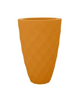 Vondom - VASES Blumentopf klein - orange - Ø 14 x 28 cm - Basic - outdoor