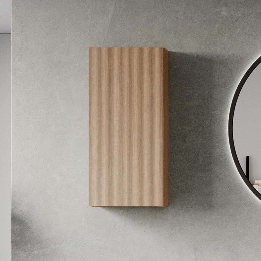 Badezimmerschrank Wandschrank für die Wandmontage in Eiche hell