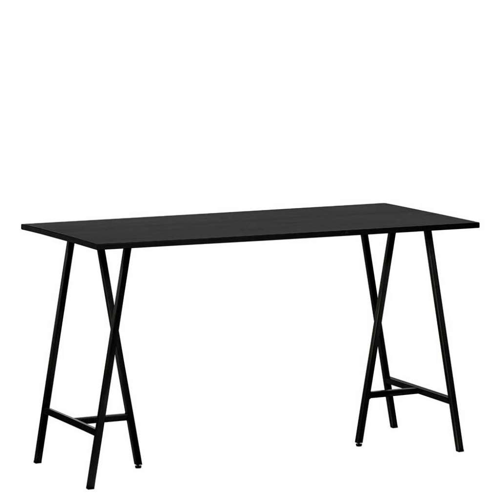 Schreibtisch Home Office Tisch aus Metall und Kiefer Massivholz