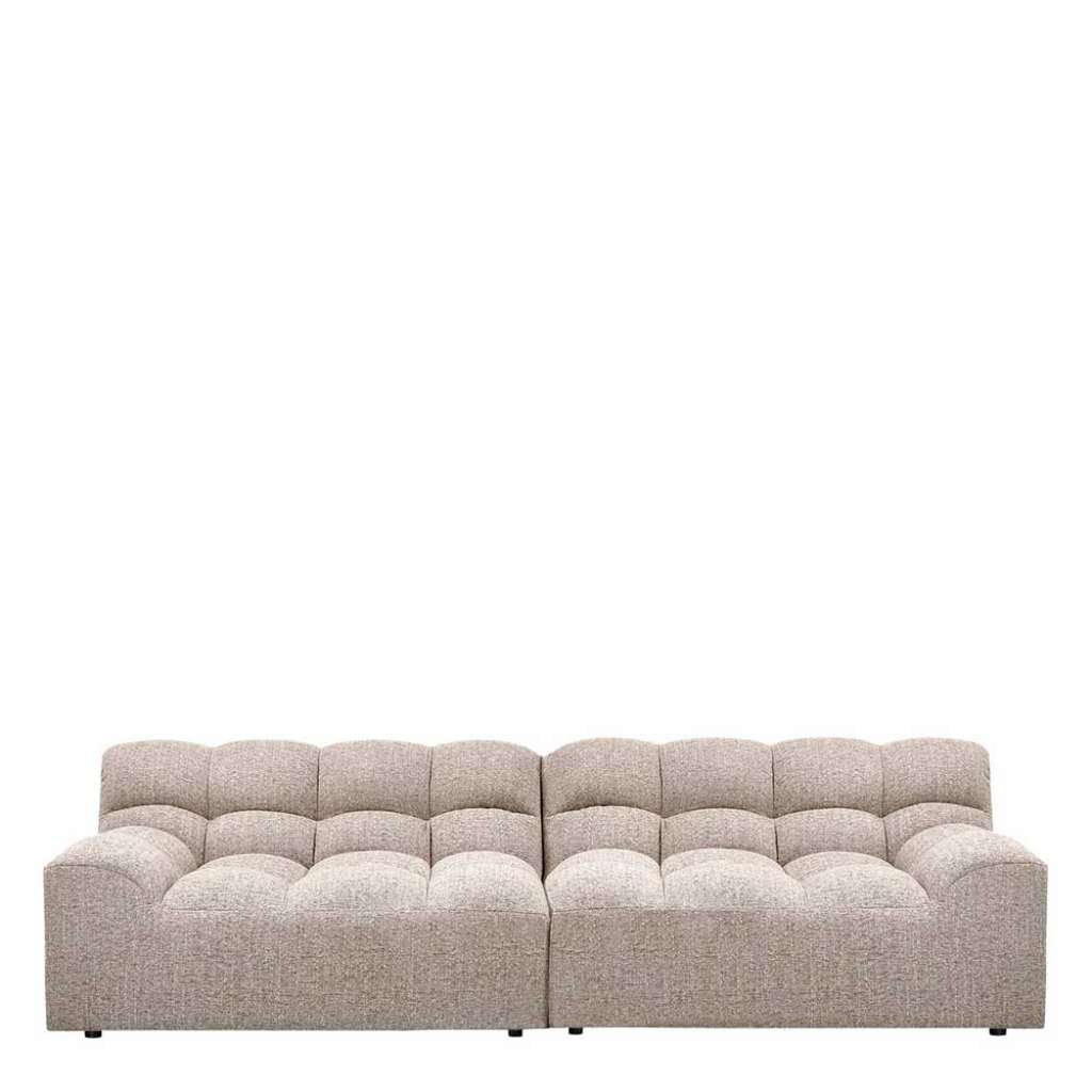 Sofa Couch mit Armlehnen und aufwendigen Steppungen