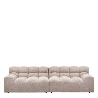 Sofa Couch mit Armlehnen und aufwendigen Steppungen