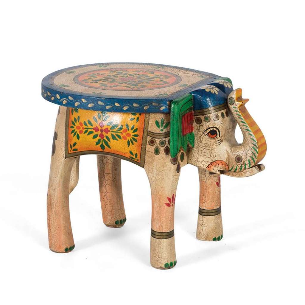 Beistelltischchen Beistelltisch handbemalt im orientalischen Stil