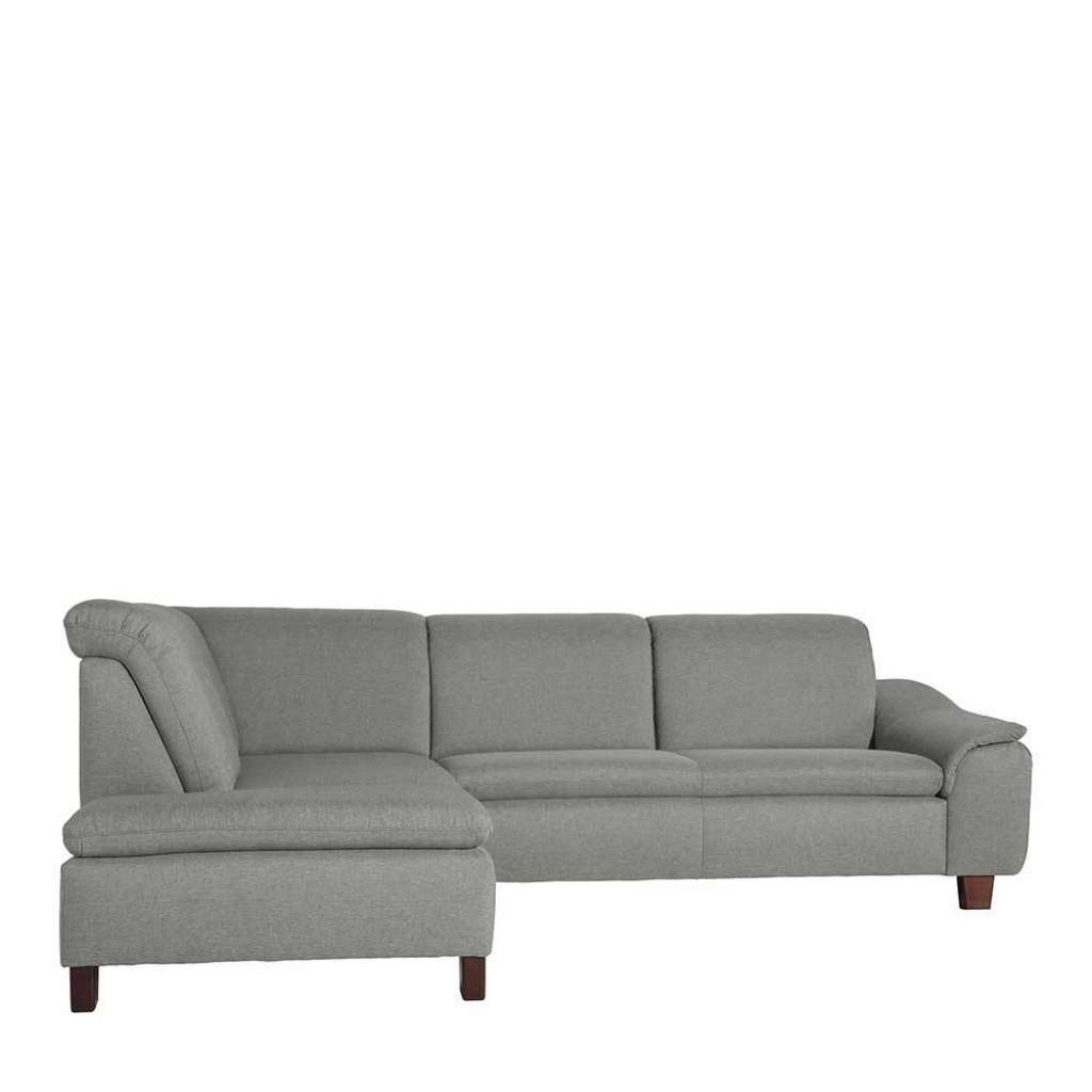 Eckcouch mit Armlehne Hellgrau