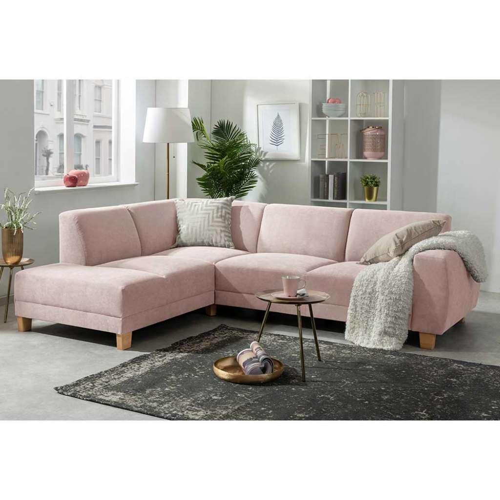 Eckgarnitur mit Polyätherschaumpolsterung Bezug