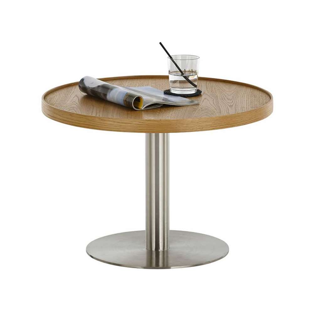 Couchtisch Wohnzimmertisch aus Metall und Holzwerkstoff