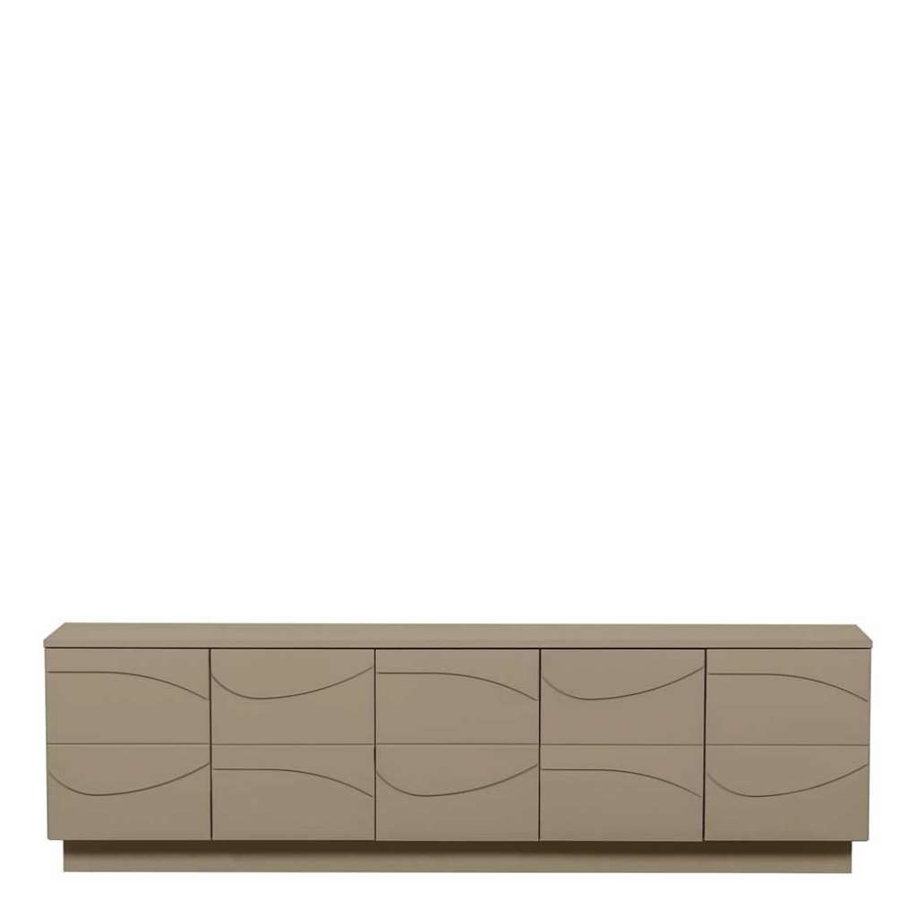 Lowboard TV Board in Schlammfarben 180 cm breit