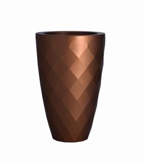 Vondom - VASES Blumentopf klein - bronze - Ø 14 x 28 cm - lackiert - outdoor