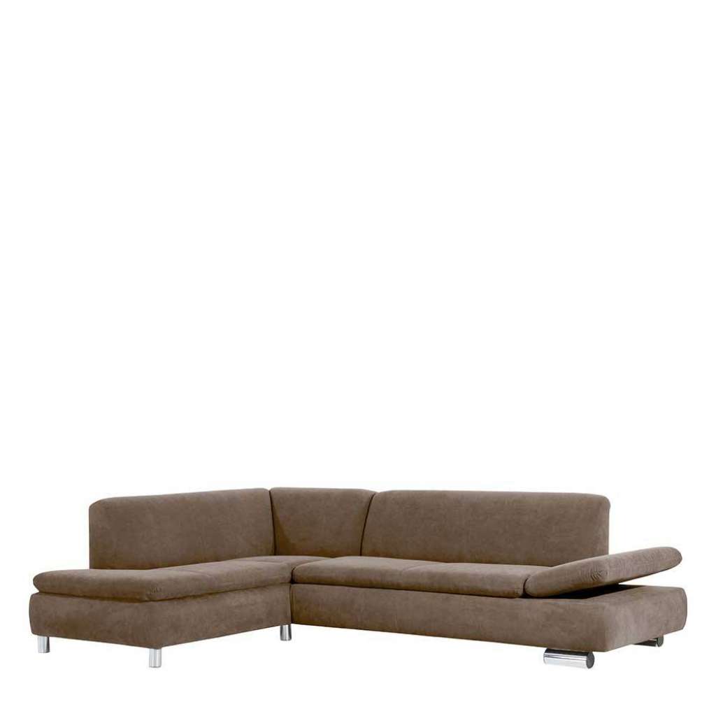 Ecksofa mit drei Sitzplätzen gepolsterter Rückenlehne