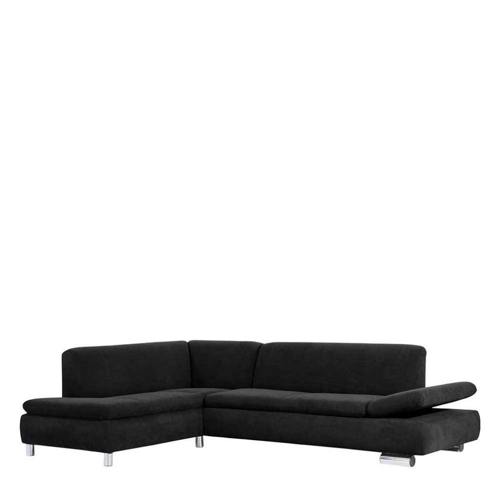 Ecksofa mit Fußgestell aus Metall 43 cm Sitzhöhe