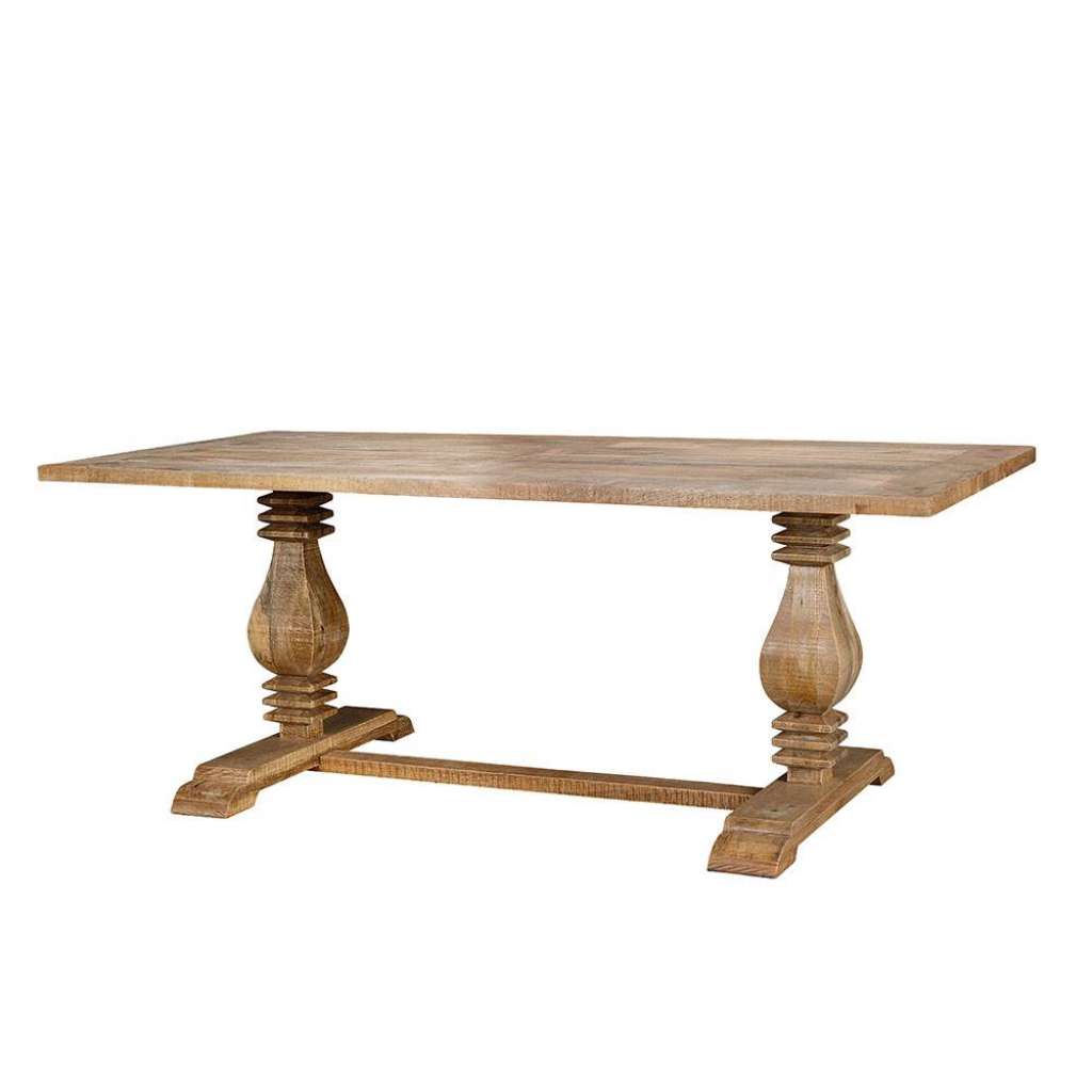 Esstisch Tisch Esszimmer in Mangoholz Naturfarben handgearbeitet