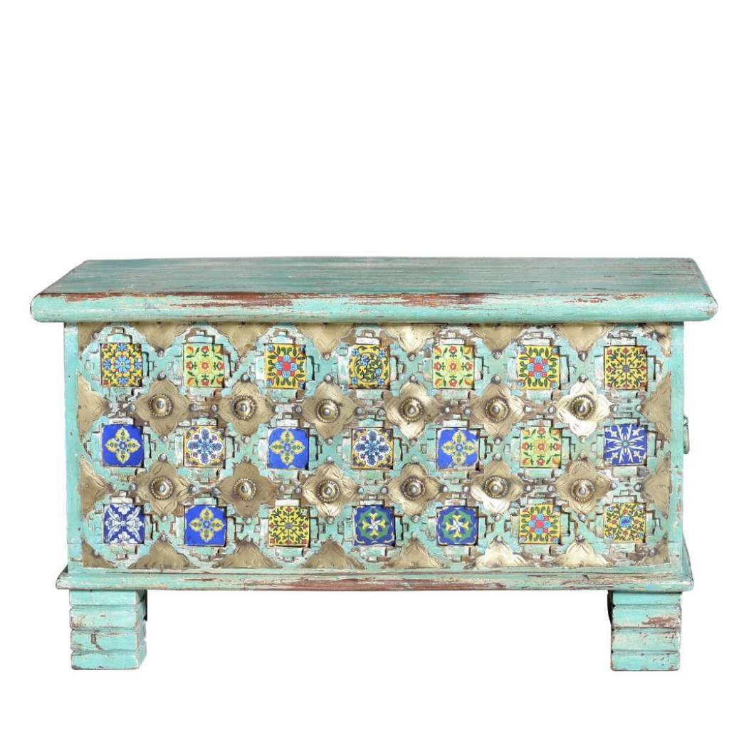Truhe Holztruhe im orientalischen Stil handgearbeitet