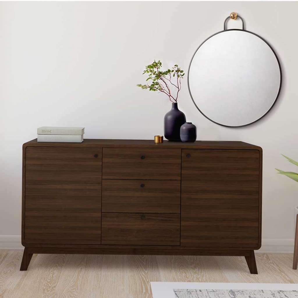 Kommode Sideboard mit Drehtüren und Vierfußgestell