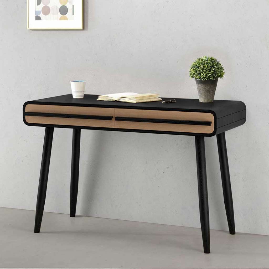 Schreibtisch Designschreibtisch mit zwei Schubladen und Holzwerkstoff Oberfläche