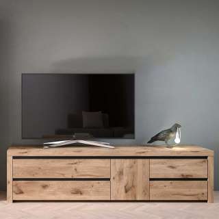 TV Lowboard Fernsehboard in Wildeichefarben 211 cm breit