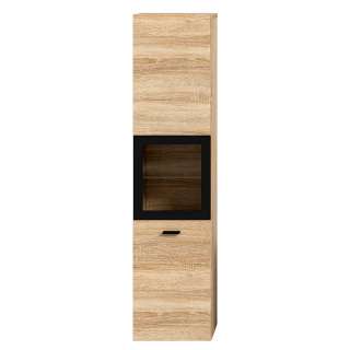 Hochschrank Seitenschrank mit Drehtür im Skandi Design