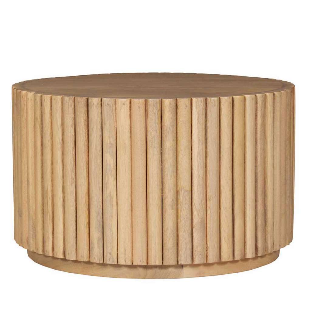 Couchtisch Sofatisch in Naturfarben aus Massivholz