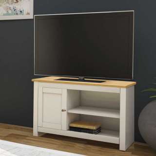 TV Lowboard Fernsehtisch mit Holzwerkstoff Oberfläche und zwei offenen Fächern