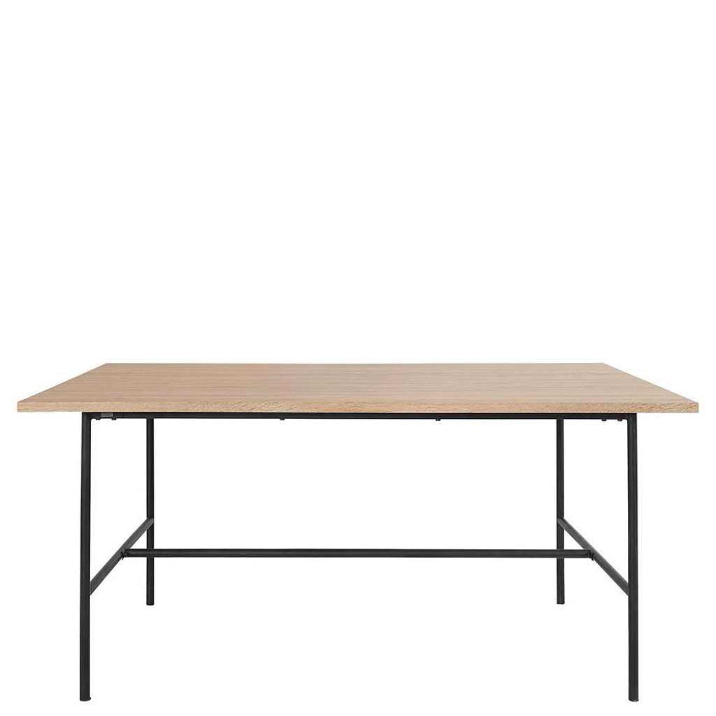 Esstisch Tisch Esszimmer in Eichefarben mit Holzwerkstoff Oberfläche