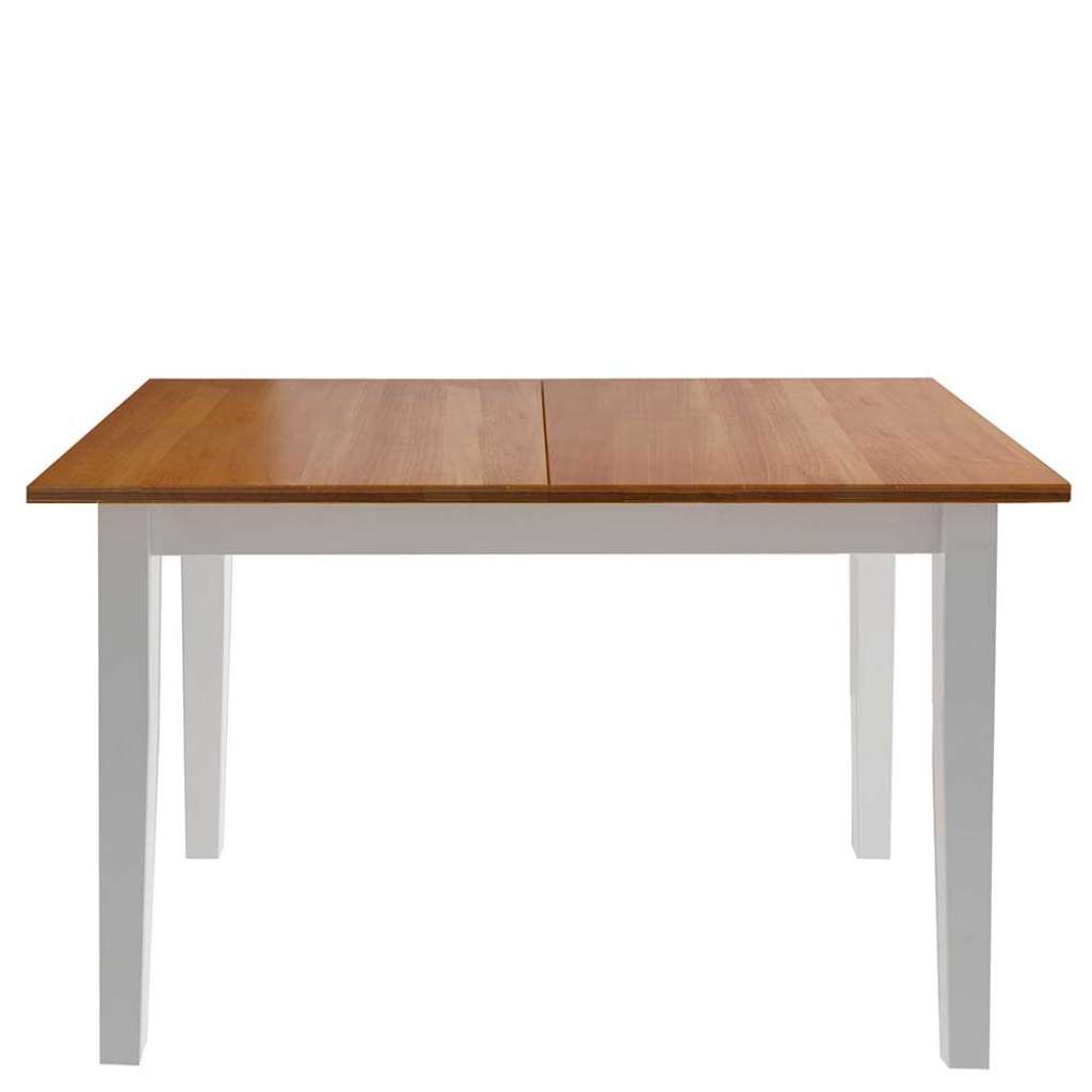 Esstisch Küchentisch in Weiß mit Vierfußgestell