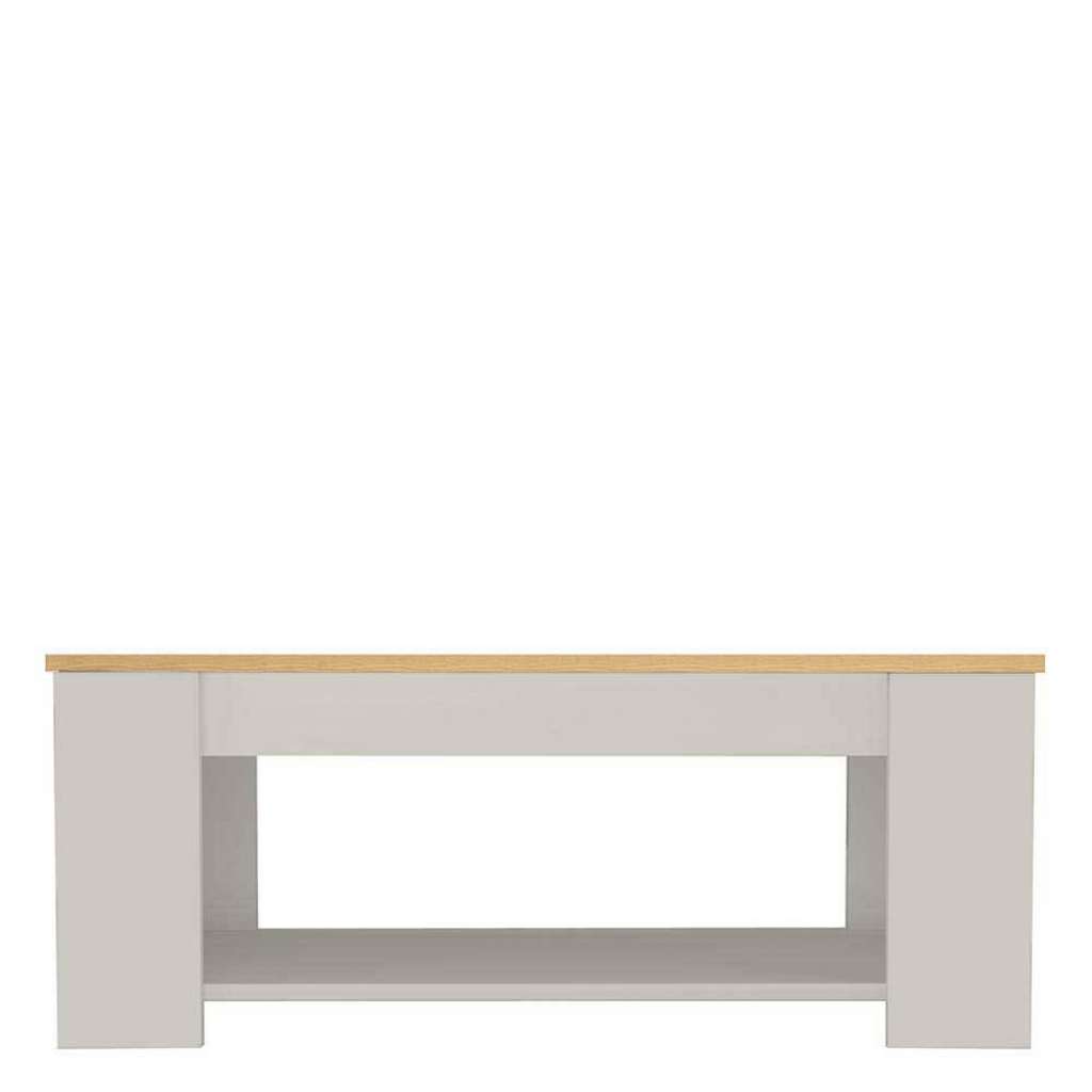 Couchtisch Sofatisch in Eichefarben mit Holzwerkstoff Oberfläche