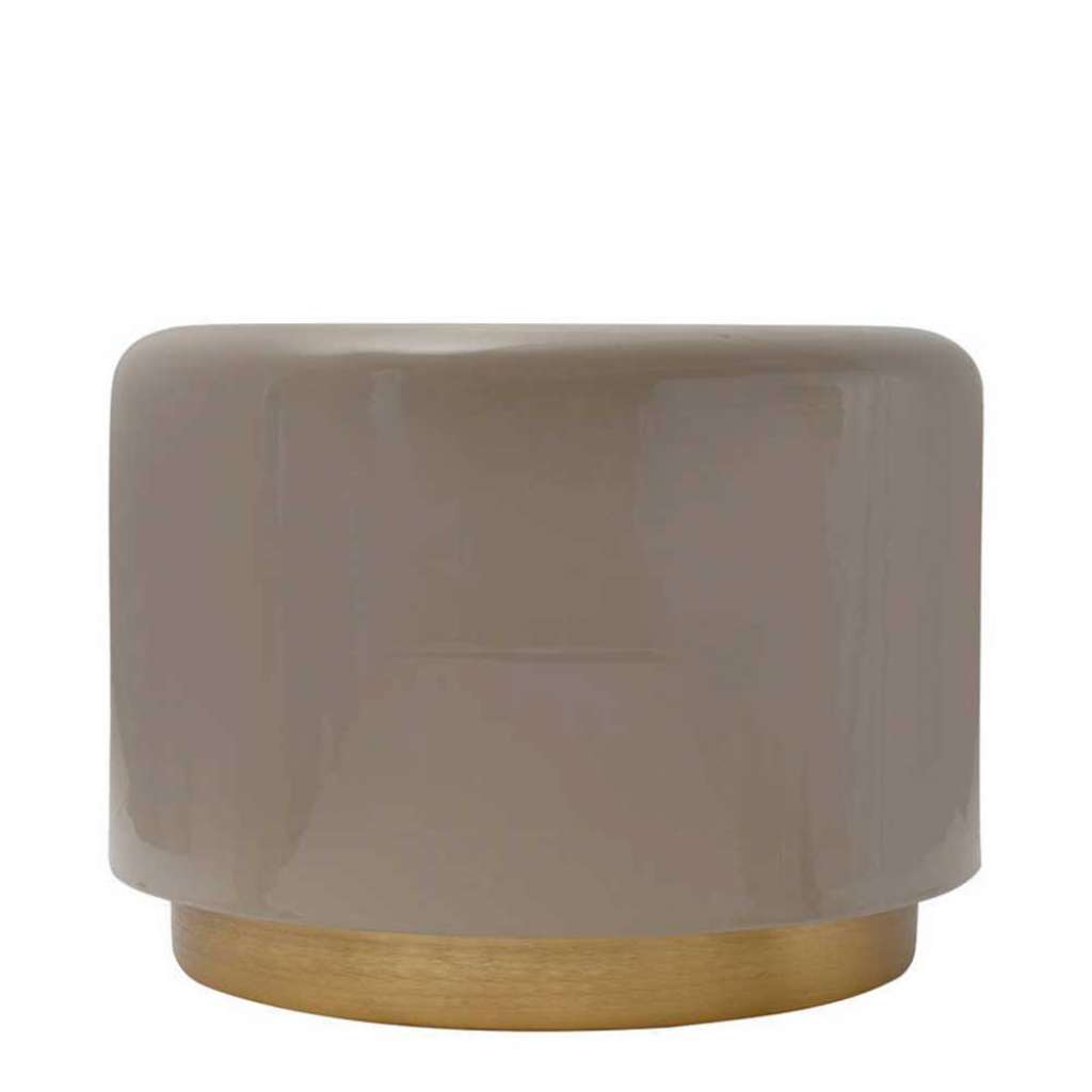 Beistelltisch in Goldfarben runder Form