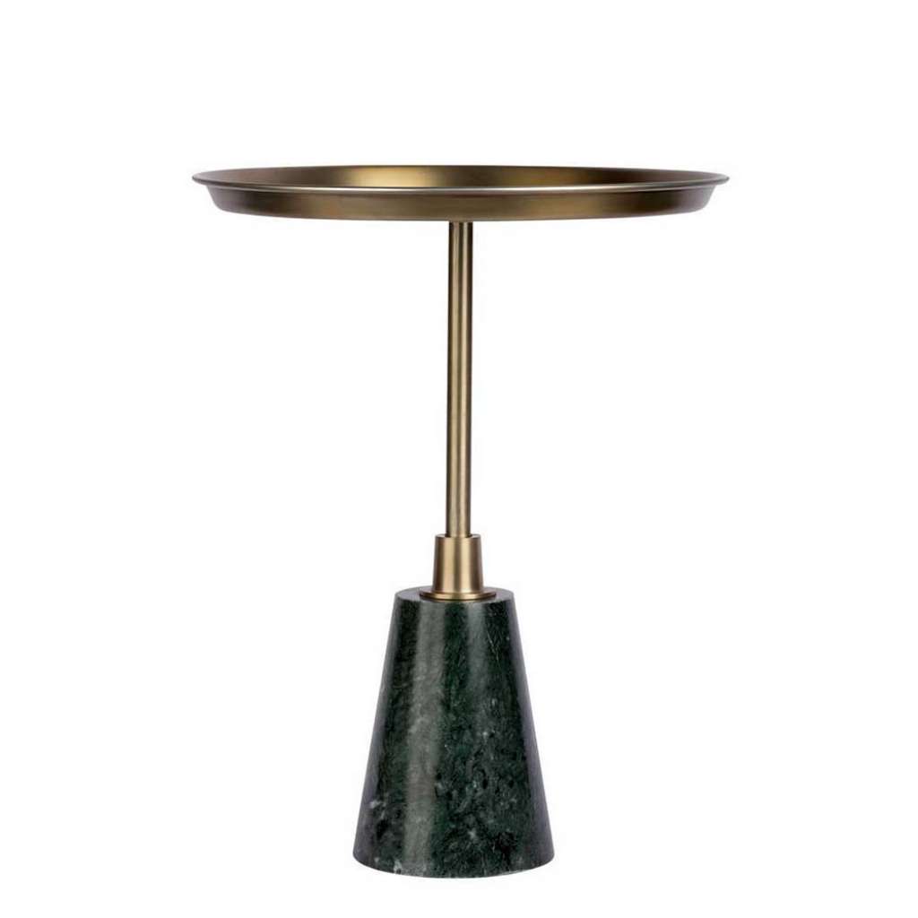 Beistelltisch in Goldfarben runder Form