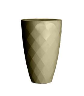 Vondom - VASES Blumentopf klein - khaki - Ø 14 x 28 cm - lackiert - outdoor