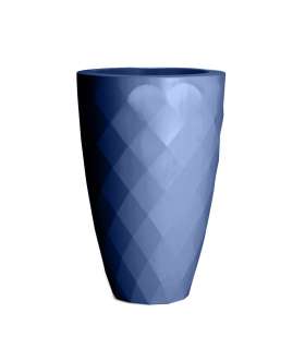 Vondom - VASES Blumentopf klein - navy - Ø 14 x 28 cm - lackiert - outdoor