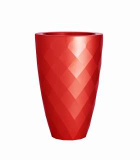 Vondom - VASES Blumentopf klein - rot - Ø 14 x 28 cm - lackiert - outdoor