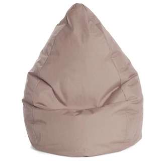 Bodenkissen in Beige mit Reißverschluss