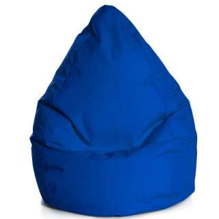 Sitzkissen in Blau Microfaser